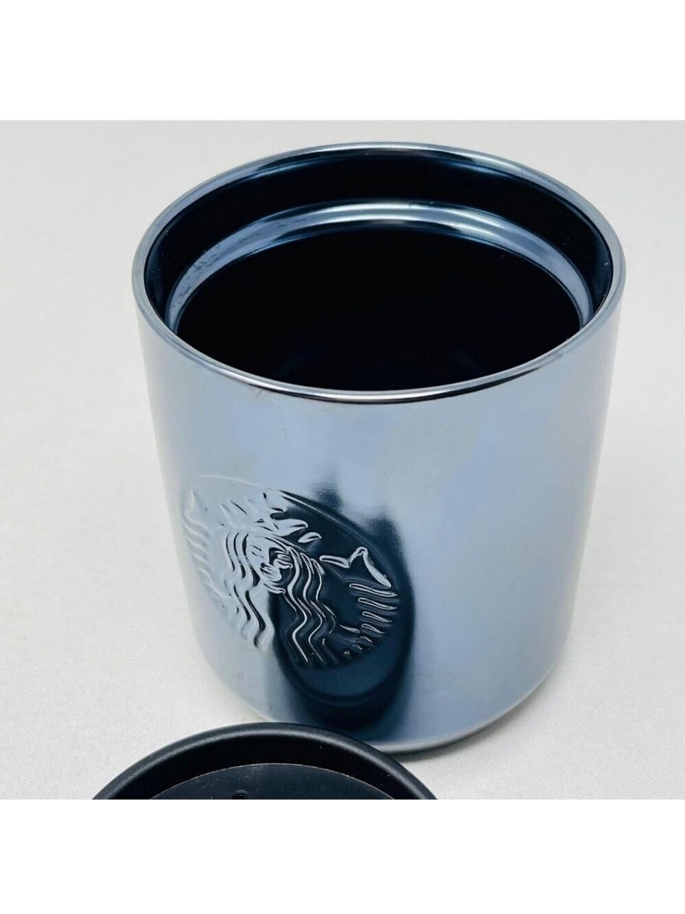 Starbucks Ceramic Pewter Double-Wall Tumbler, 8oz nwot